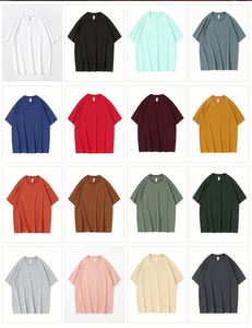 Stock 240gsm High Quality Plain Custom Gym Streetwear Plus Oversized T-shirts Men Pour Hommes T Shirts Customize Supplier - Product Image 5