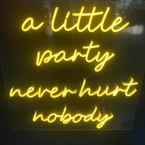 De alta calidad Led de cuerda de neón venta al por mayor 12V 3d cartas personalizado led de luces de neón de acrílico señal - Product Image 1