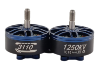 Moteur sans balais à aimant permanent HAOHENG 3110 900-1250KV, étanche IP54, arbre en acier, configuration 12N14P, axe de sortie 15,5 mm