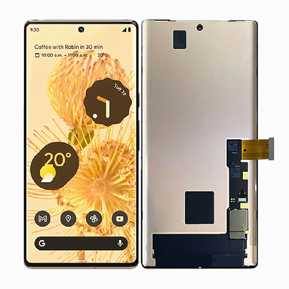 Original AMOLED For Google Pixel 6 Pro GLUOG G8VOU Pantalla CD Display Touch Panel Screen Digitizer Assembly Replacement Parts