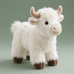 Tùy chỉnh cao nguyên bò mềm âu yếm trang trại Đồ chơi bò sang trọng Thú nhồi bông bò sang trọng Đồ chơi sang trọng - Product Image 3