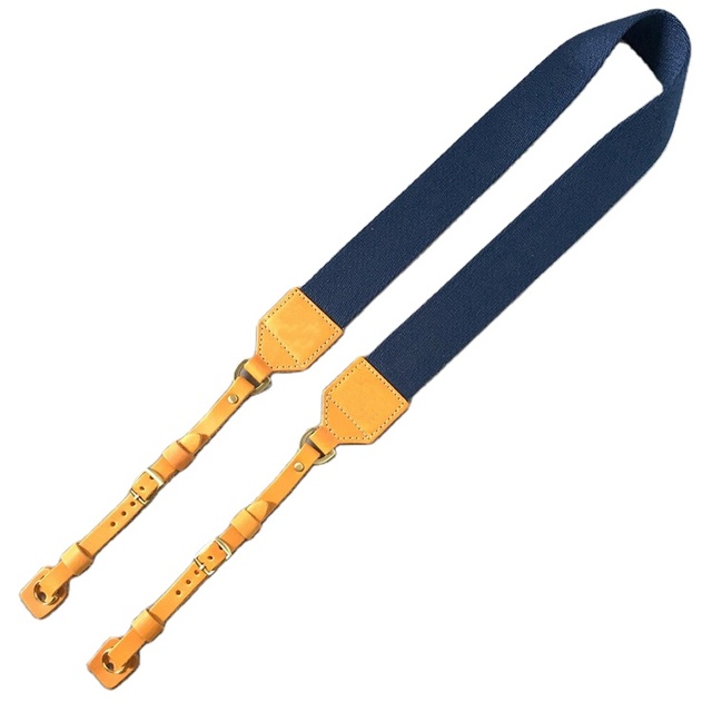 Genuine Leather Nylon Neck Lanyard Strap Wide Camera Strap Shoulder Strap for SLR DSLR