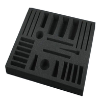 Coussin de protection en mousse EVA multicouche noire, absorption des chocs, anti-vibrations, feuille EVA pour l'emballage protecteur des équipements et des produits