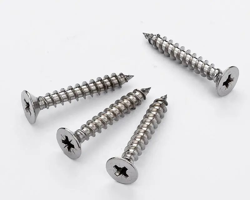 ISO certificate Colorful DIN 7981 9.5mm-200mm stainless steel fastener machine screw self tapping drilling screw