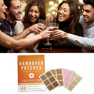 Vitamin dan suplemen <span class=keywords><strong>Natural</strong></span> <span class=keywords><strong>Hangover</strong></span> pelindung Transdermal Patch untuk mabuk mabuk menyembuhkan Patch - Product Image 1