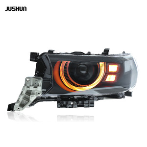 Jushun Headlight Assembly LC200 <b>LED</b> Laser Lens Daytime Running <b>Lights</b> Super Bright <b>Plug</b> And Play 1 Year Warranty - Product Image 3