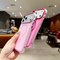 Funda para iPhone 18 Pro Max, 16, 15, 14 Plus, 13, 12, 11 Pro Max, con Carga Inalámbrica, Mate, Suave, Transparente, Antigolpes