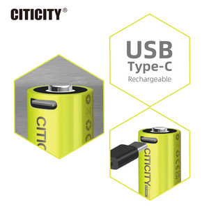 CITICITY Baterías Recargables USB 16340 LiNiMnCoO2 (Paquete de 4) 2590mWh Iones de Litio 3V 1200+ Ciclos de Carga para Juguetes - Product Image 3