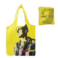 Sac de supermarché en gros 2026 Nouveau Sac cadeau pliable en nylon recyclé écologique personnalisé Sacs d'épicerie pliables à bandoulière en polyester