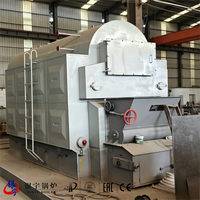 YINYU DZL 1-20 T/H Boiler Uap Industri Horizontal dengan Rantai Grate untuk Batubara, Biomassa, dan Kayu Bakar, Kapasitas Dapat Disesuaikan