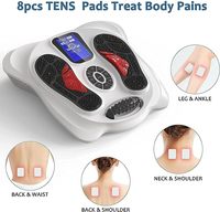 TENS EMS Stimulateur corporel portable Soulagement efficace des nerfs musculaires des pieds Neuropathie Cou Bras Circulation Jambe Masseur Douleur