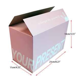 Hộp vận chuyển các tông sóng nhỏ màu nâu cho doanh nghiệp để gửi thư và di chuyển với cán mờ cho bao bì lông mi - Product Image 5