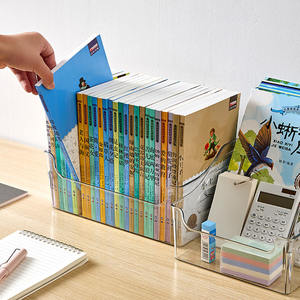 Choice Fun Estantería transparente Estante de almacenamiento juvenil para libros de geografía astronómica Soporte de exhibición Caja de almacenamiento de bloques de construcción - Product Image 4