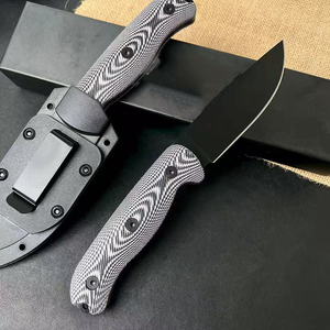 <span class=keywords><strong>Coltello</strong></span> a Lama Fissa in Acciaio ad Alto Tenore di Carbonio 1095 con Manico G10, <span class=keywords><strong>Coltello</strong></span> Professionale per Caccia, Campeggio e Sopravvivenza - Product Image 5
