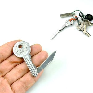Couteau à clé pliable multifonctionnel en acier inoxydable, outil de survie compact EDC, équipement de camping en plein air - Product Image 3