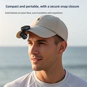 <span class=keywords><strong>Ventilateur</strong></span> portable mini 68g avec clip, 1200mAh rechargeable, moteur sans balais, pliable, pour le cou, idéal pour les voyages en extérieur et le sport - Product Image 6