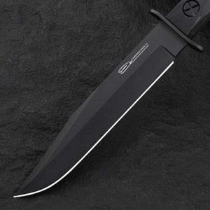 Couteau Bowie à pointe droite KB EK MODEL 5 EK45 pour le camping en plein air, acier inoxydable, manche en fibre de verre, épaisseur 4 mm, DIY OEM 20 cm - Product Image 5