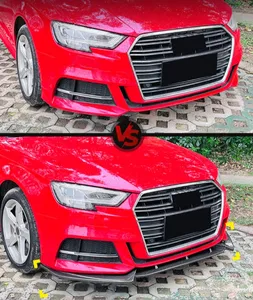 Para S3 A3 8V S-line 2017-2020, Alerón Delantero para Automóvil, Difusor, Kit de Carrocería, Modificación de Tuning Exterior - Product Image 2