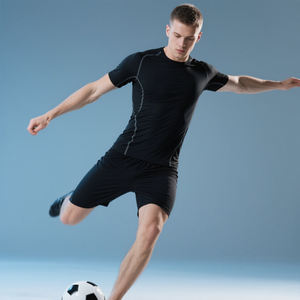 OEM/Odm Design Gym Hommes t-shirts Polyester Séchage Rapide Serré Jogging Running Basketball Tops t-Shirt Pour Hommes - Product Image 2