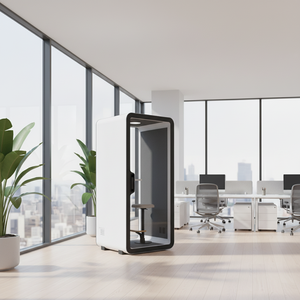 Cabina Acústica Minimalista para Reuniones, Cabina <span class=keywords><strong>de</strong></span> Oficina Insonorizada, Cabina <span class=keywords><strong>de</strong></span> Trabajo Ecológica y Privada para Estudio Creativo y Diseñadores - Product Image 2