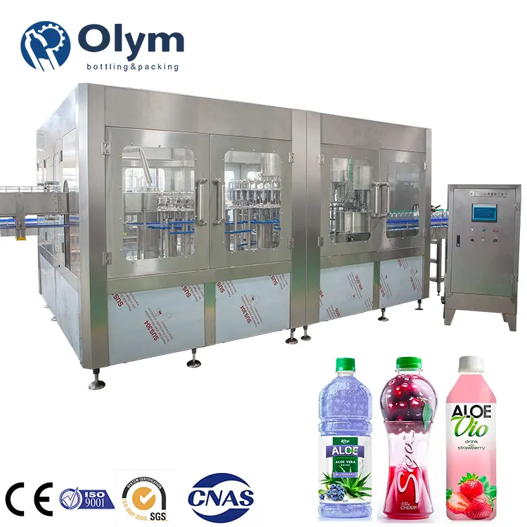 Linha de processamento completa totalmente automática de suco de frutas/Linha de produção de suco/Fábrica de máquinas de enchimento de suco