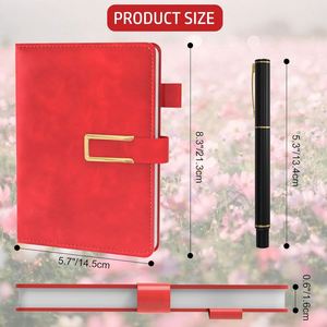 Wholesale A5 Custom Printed Writing Diary <b>Planner</b> PU Leather Notebook <b>Journal</b> with Magnet Buckle Promotion Use - Product Image 3
