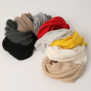 Logo Bordir Kustom 100% Kasmir Snood Scarf  <span class=keywords><strong>Neck</strong></span> <span class=keywords><strong>Gaiter</strong></span> 24/25 Penghangat Leher Rajut Kasmir Wanita Mewah Musim Dingin Jzbt - Product Image 3