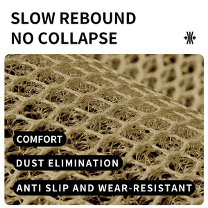 Tapete elástico King Doormat con diseño de gato mirando furtivamente, rectangular, antideslizante, de fibra de poliéster para exteriores - Product Image 5