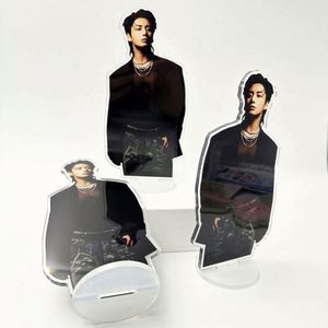 Hot Stock Kpop Character Standing Card <b>Acrylic</b> Display Rack Small Card Picture <b>Frame</b> Plastic Desktop Gift Rack for Table Use - Product Image 1