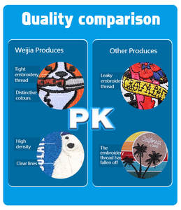 Тканевый тканевый патч на заказ/вышивка, оптовая продажа, изготовленный на заказ тканый логотип, вышитый патч, вышивка, тканевые патчи - Product Image 6