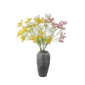ช่อดอกไม้ประดิษฐ์ CallaFloral สีขาวนม เขียว เหลือง ทำจากพลาสติก สำหรับตกแต่งภายในบ้าน งานแต่งงาน และตกแต่งบ้าน - Product Image 5