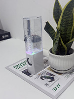 Haut-parleur créatif et coloré 2025 avec lumières LED RGB et fonction Water Dance, 1500 mAh, compatible avec la recharge sans fil 5.0 et la carte mémoire, pour une qualité HiFi