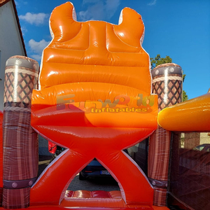 Outdoor kids party jumping bounce <b>house</b> combo <b>inflatable</b> viking bouncy castle with slide aufblasbare wikinger-hupfburg - Product Image 3