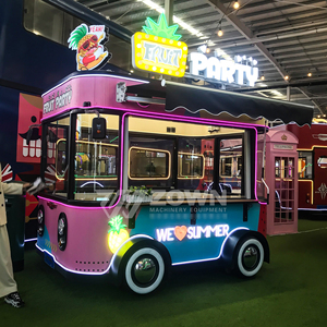 Camión de Comida Eléctrico Retro 2026 con Pintura Personalizada, Cocina Móvil para Hot Dogs y Hamburguesas, Atractivo para Negocios - Product Image 4