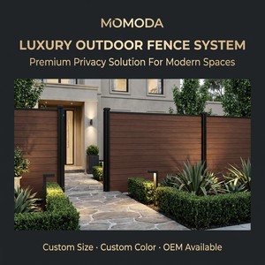 Clôture WPC en gros pour l'extérieur, anti-corrosion, imperméable, anti-insectes, pour villa, jardin, balcon, <span class=keywords><strong>terrasse</strong></span>, cloison de séparation - Product Image 1