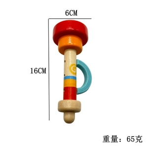 Flûte Trompette en Bois, Instrument à Vent Éducatif pour la Maternelle, Jouet Musical Orff pour l'Éveil Musical - Product Image 4