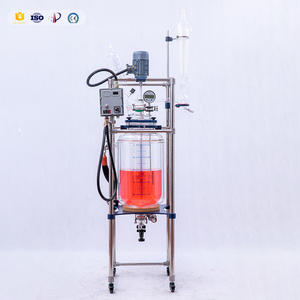 Reator De Vidro De Alta Qualidade Personalizado Preço 1L/5L/10L/30L/50L/80L/100L/150L/200L Reator Forrado De Vidro para a Indústria Química - Product Image 5