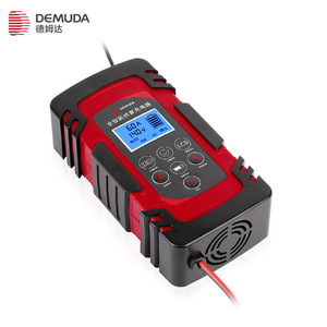 Chargeur de batterie de voiture Demuda 12V 24V intelligent avec écran LCD, chargeur de réparation automatique à brancher pour batteries au plomb de moto et de chariot élévateur - Product Image 3