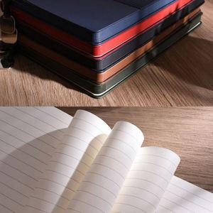 Promo High Quality Leather Notebooks Printed Custom A5 Diary <b>Journal</b> with 100 Sheets for Business Promotion - Product Image 2