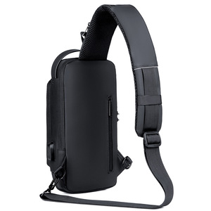 Nuevas Bolsas para <span class=keywords><strong>Hombre</strong></span> 615, <span class=keywords><strong>Bolsa</strong></span> <span class=keywords><strong>de</strong></span> Hombro con Cierre <span class=keywords><strong>de</strong></span> Cremallera y Puerto USB para Cable <span class=keywords><strong>de</strong></span> Datos, <span class=keywords><strong>Bolsa</strong></span> <span class=keywords><strong>de</strong></span> Pecho Informal <span class=keywords><strong>de</strong></span> <span class=keywords><strong>Tela</strong></span> Oxford para <span class=keywords><strong>Hombre</strong></span> - Product Image 2