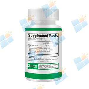 ビーガングリーンティーカプセル,高品質ビーガングリーンティーエキスカプセル,体育用脂肪バーナーサポート - Product Image 6