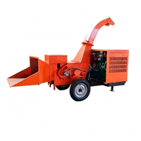 Broyeur de déchets de bois portable, déchiqueteuse de branches et de brindilles pour les travaux d'entretien des centres de villégiature, des pépinières et des terrains de golf