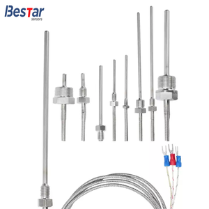 เซ็นเซอร์วัดอุณหภูมิ PT100 แบบปรับแต่งได้ หัววัด M6 เส้นผ่านศูนย์กลาง 3-8 มม. ความยาว 30-200 มม. -200-200 องศาเซลเซียส คลาส A/B - Product Image 2