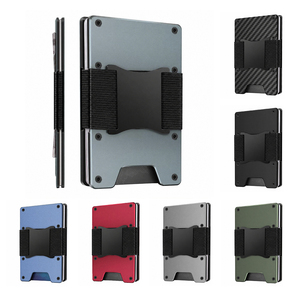 Aluminum Alloy Plain Credit Card <b>Holder</b> RFID Blocking Front Pocket <b>Wallet</b> for Men Low MOQ - Product Image 1