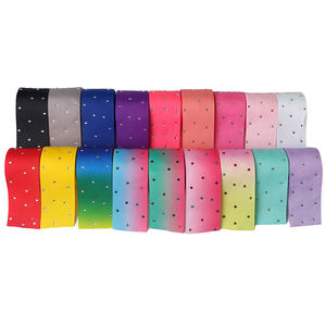 Ruban de diamant imprimé strass 38mm sur mesure pour nœuds de cheveux - Product Image 2