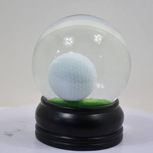 Divertido único personalizado resina deportes Golf nieve cúpula agua nieve bola cristal globo regalo espuma nieve globo - Product Image 3