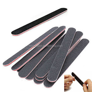 Factory Direct Sale Beauty Tools Emery Board Nail File 100 180 Curved Nail Files With Customized Logo