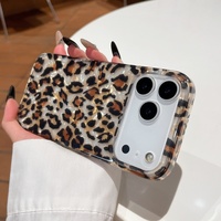 2025 Design de luxe motif imprimé léopard dos dur antichoc couverture Mobile étui de téléphone pour Iphone 17 Air 16 15 14 13 12 11ProMax