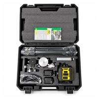Kit de niveau laser auto-nivelant vert à 16 lignes pour une utilisation en intérieur et en extérieur avec trépied de 1 m