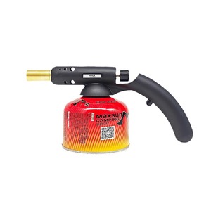 Soplete de butano con cabezal recto y un solo interruptor, chapado en cobre, 1800°C - Product Image 5